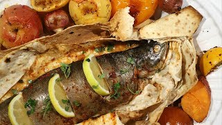 Форель в Лаваше - Армянская Кухня - Рыба в Духовке - Рецепт от Эгине - Heghineh Cooking Show Форель в Лаваше - Армянская Кухня - Рыба в Духовке - Рецепт от Эгине - Heghineh Cooking Show