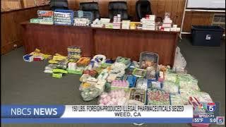 Weed Police seize 150 lbs of foreign produced illegal pharmaceuticals