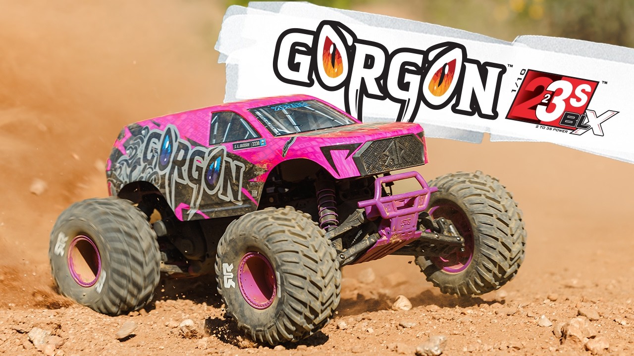 【ARS10】トゥーン・ヂェミナイ・エルフ ウルトラ ペガサスJクロフォード編 ARRMA ARRMA 1/10 GORGON 223S 2WD RTR Brushless Monster Truck