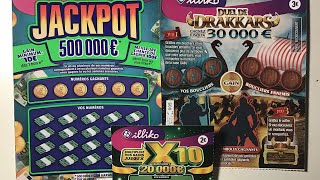 FDJ : 💲 x1 Jackpot, x1 Duel de Drakkars, x1 X10 💲 1er Juillet 2020