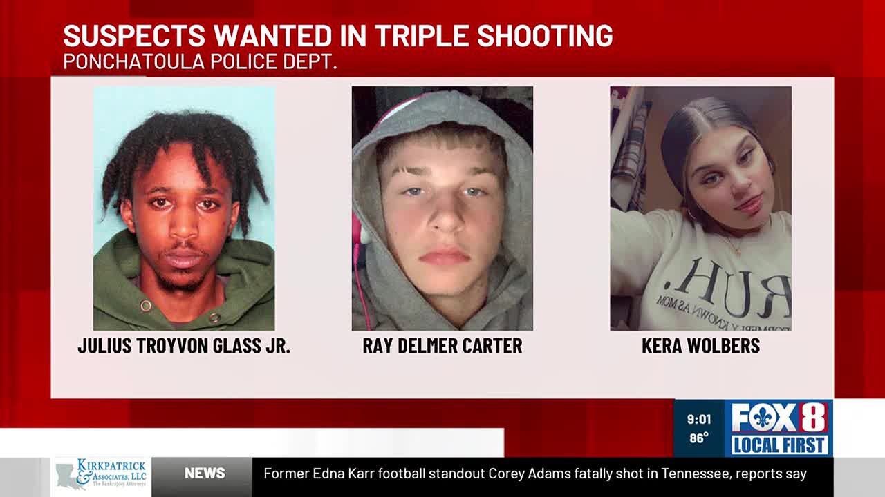 Third suspect wanted in Ponchatoula triple shooting - YouTube