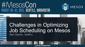 Challenges in Optimizing Job Scheduling On Mesos