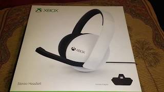 white xbox one headset