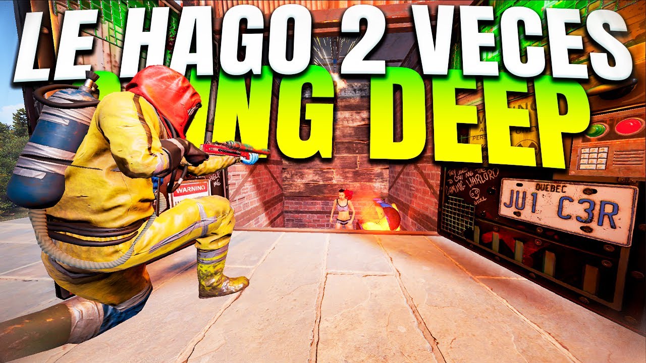 Les Hago GOING DEEP 2 Veces - RUST - Gameplay español