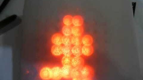 Charlieplexing of 56 leds