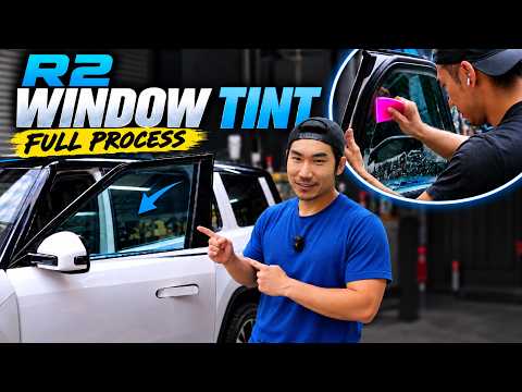 How to Tint Your Rivian R2 Side Windows (Step-by-Step)