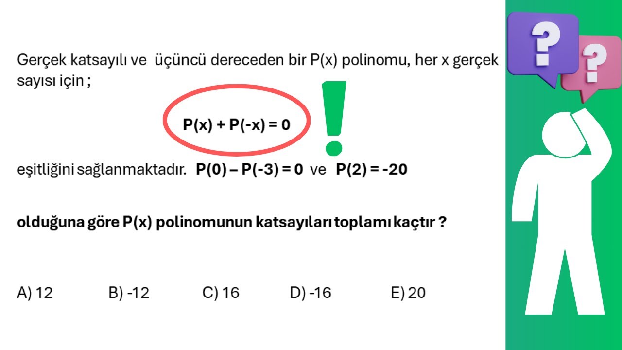 Kap Kahveni ve Kalemini :) | Çok Öğretici İki Polinom Sorusu Çözüyoruz.
