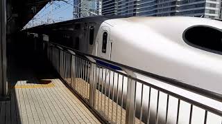 JR東海N700系G40 のぞみ220号 東京行き名古屋駅発車 JR Central Shinkansen Nozomi No 220 Bound For Tokyo Departure
