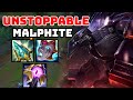 Malphite support but enemy quits
