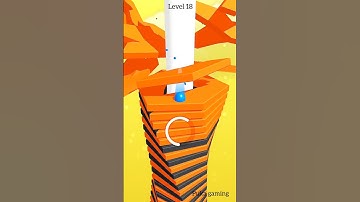 Stack ball gameplay Level 18 😲💥💨 #short#trending