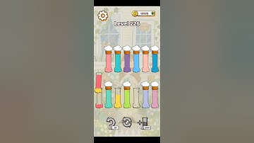 Complete Drink Sort Master Expert Mode Level 226 & 227