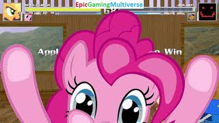 Pinkie Pie And Applejack VS Jailbot And Annoying Orange In A MUGEN Match / Battle / Fight