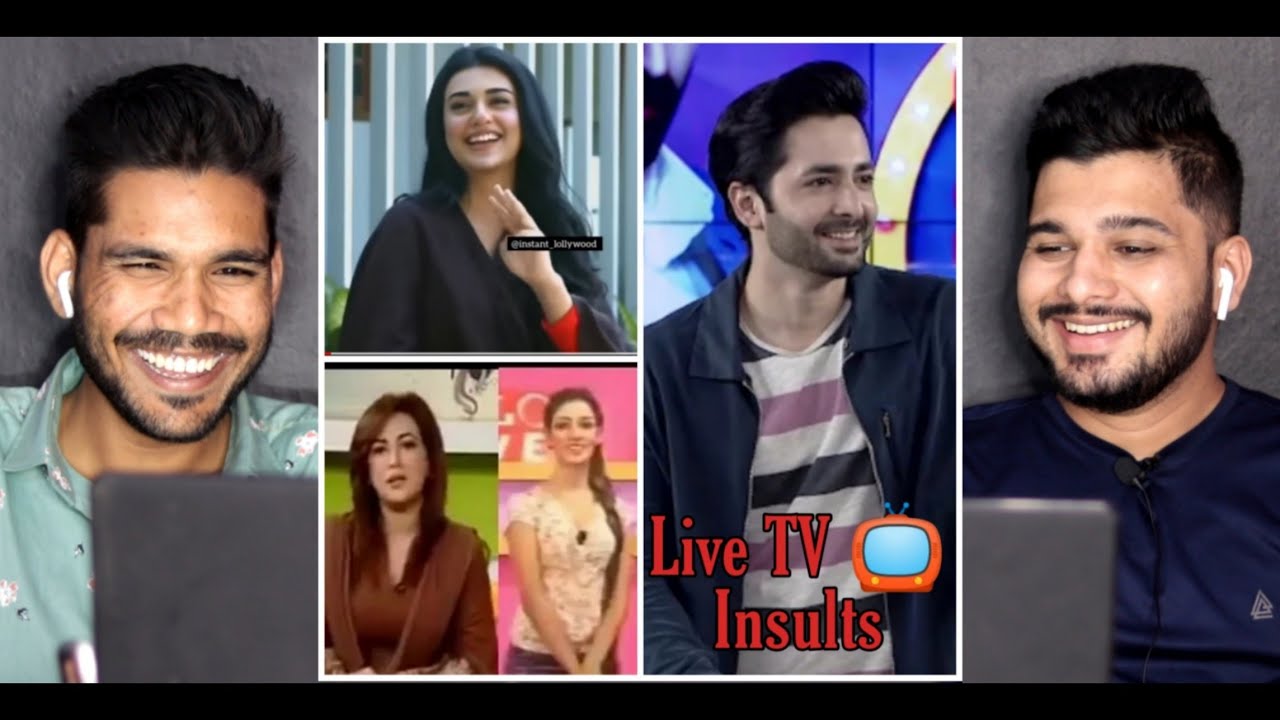 Reacting to Funny Live TV insults in Pakistan 