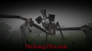 "Mickey Mouse Dweller Add-on in Minecraft BE"