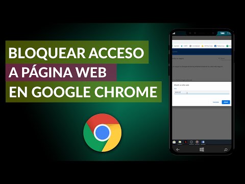 Video: Cómo Bloquear Un Sitio En Chrome