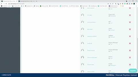 Manual Payslips Upload