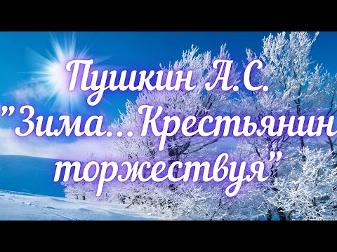 Пушкин А.С. Зима... Крестьянин, Торжествуя