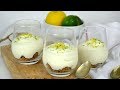 Mousse de limón fácil, con leche condensada SOLO 3 INGREDIENTES ¡Rápido y riquísimo!