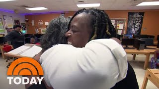 Teacher surprised by mentor who ‘saved’ her life