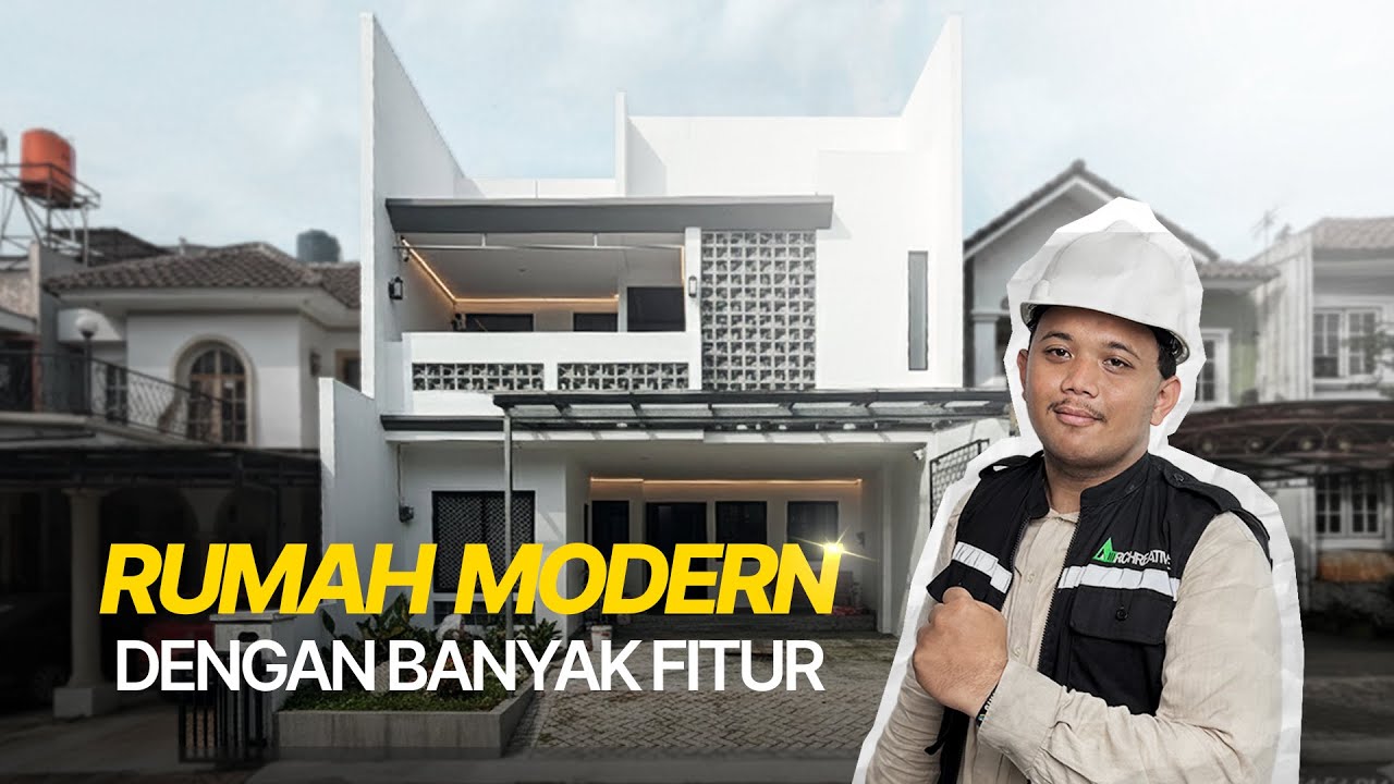 Review Rumah Modern kontemporer di Cibubur, Fiturnya Lengkap Banget !