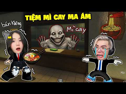 SAMMY VÀ PHONG CẬN MỞ TIỆM MÌ CAY VÀO LÚC 12H ĐÊM TRONG ROBLOX