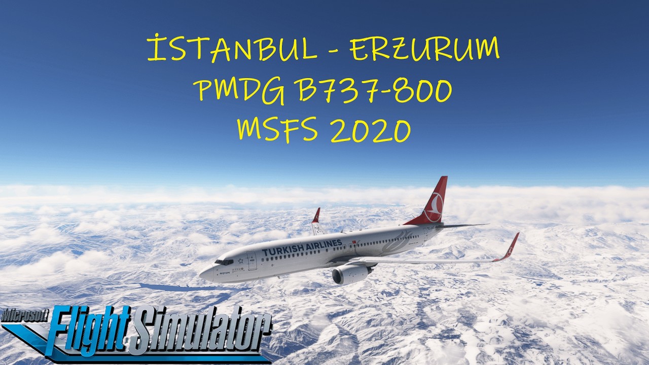 Dağlar Arasında Uçuş! 🏔️ İstanbul–Erzurum Boeing 737