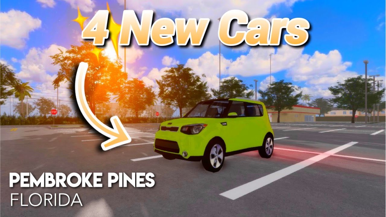 4 New Cars Pembroke Pines, FL. ROBLOX YouTube