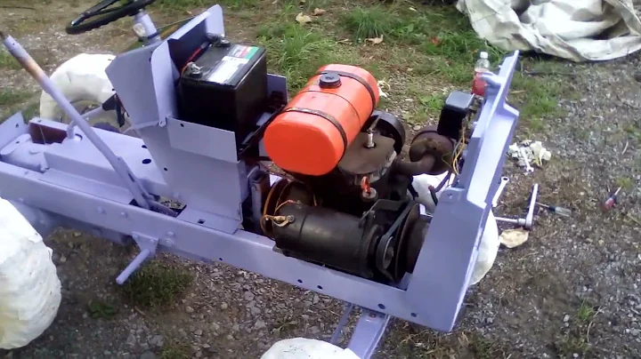 Cub Cadet 70 post-repaint test run