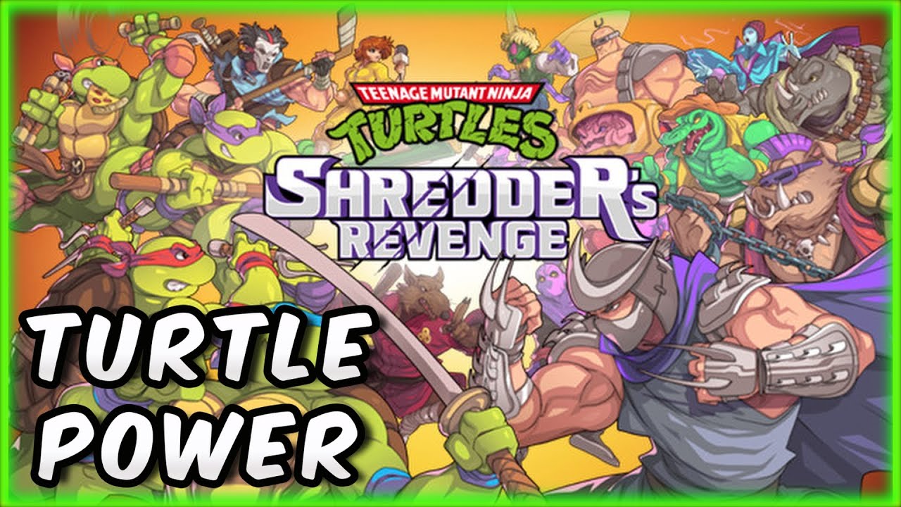 COWABUNGA!! New Turtles Game Lets Play TMNT Shredder's Revenge YouTube