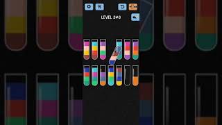 Water Color Sort Level 348 Walkthrough Solution iOS/Android screenshot 4