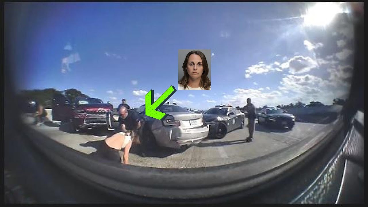 Woman Leads FHP on Wild Chase (Ends with Pit Maneuver) - YouTube