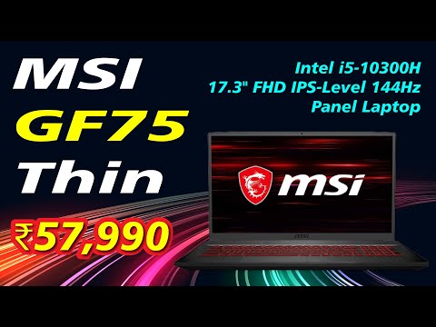 MSI GF75 Thin Laptop | 8GB 512GB NVMe SSD Windows 10 | #Shorts | #Amazon | #YouTube