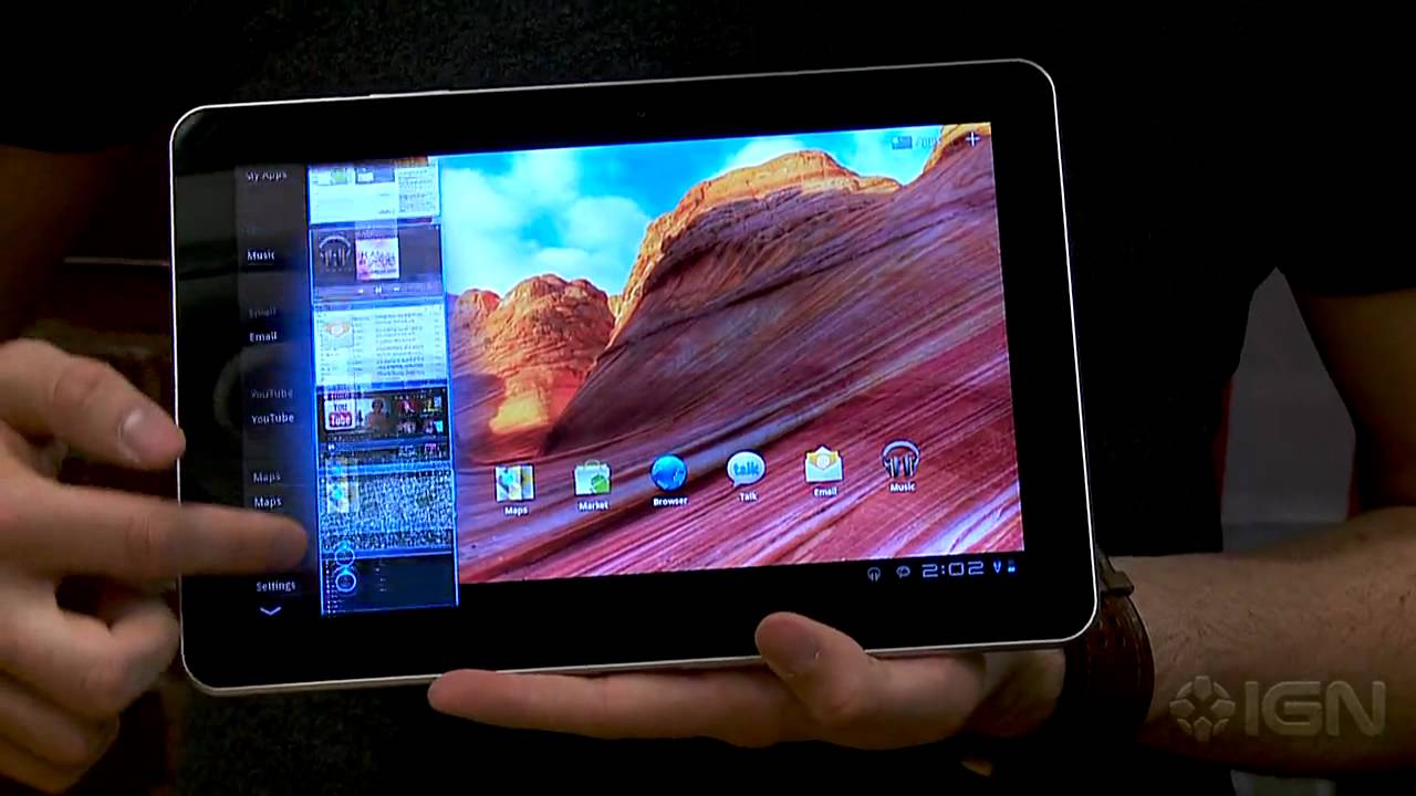 Samsung Galaxy Tablet 10.1 Hands On First Look YouTube