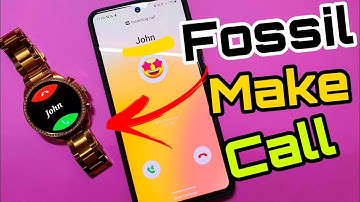 How To Make Call in Fossil Gen Smartwatch | Calling From Fossil Smartwatch | Call From Fossil Watch