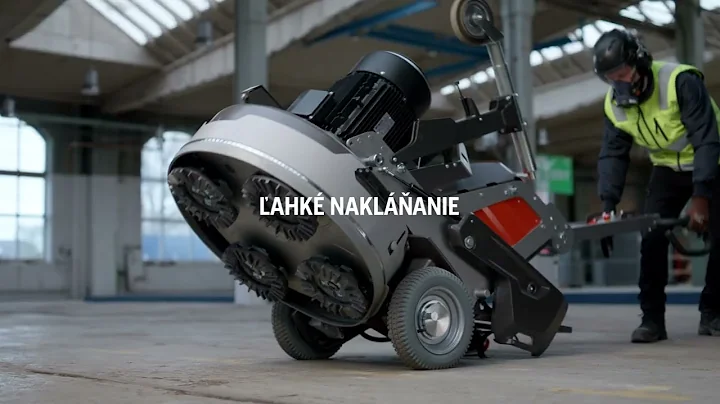 PG Floor Grinders: How to use the integrated support wheel | [SK] | Husqvarna Construction