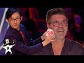 Funny Card Magician Gets Amanda Holden on Stage | Britain's Got Talent 2020 | Magicians Got Talent