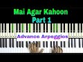 Mai Agar Kahoon | Piano Lesson | with Arpeggios Part1