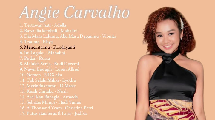 Angie Carvalho Full Album Live Show Indonesian Idol 2025 season 13
