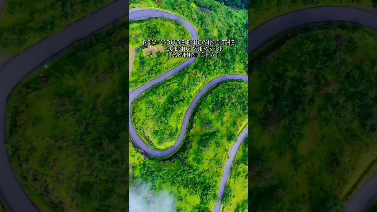 POV : You're enjoying the scenic views of Tamhini Ghat 🛤 