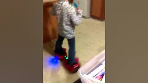 Lil Girl on a Hoverboard