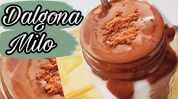 Dalgona Milo Recipe | Milo Dalgona at Home | No mixer | No Whisker