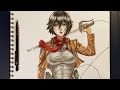 How to DRAW Mikasa Ackerman | Attack on Titan | Shingeki no Kyojin | Drawing Anime | Part 2