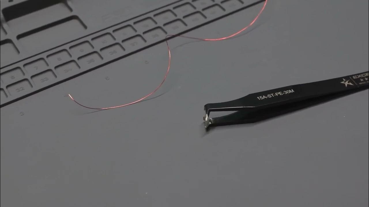 Excelta 15ASTPEXXM Wire Stripping Tweezers YouTube
