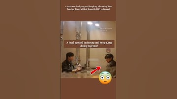 A local spotted Taehyung and Song Kang dining together🥰😭🐻🐰#taekook #vkook #bts