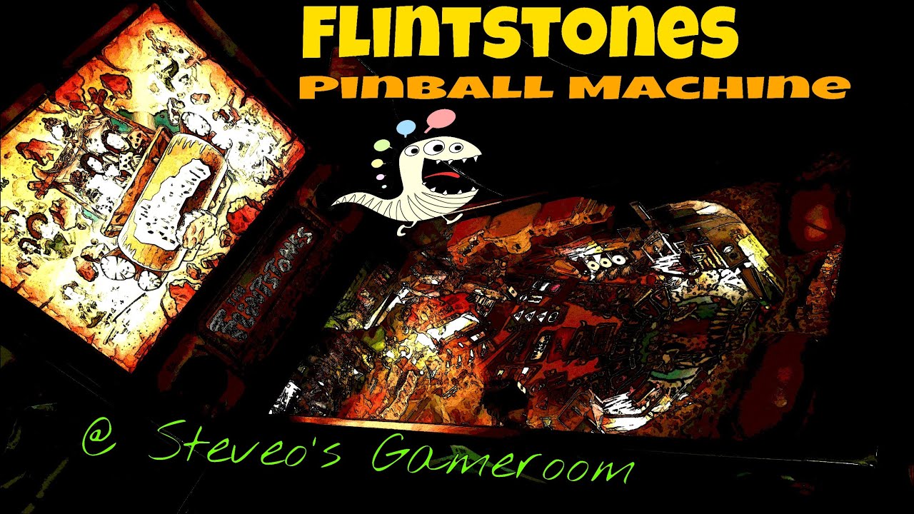 The FLINTSTONES pinball @ Steveo's Gameroom