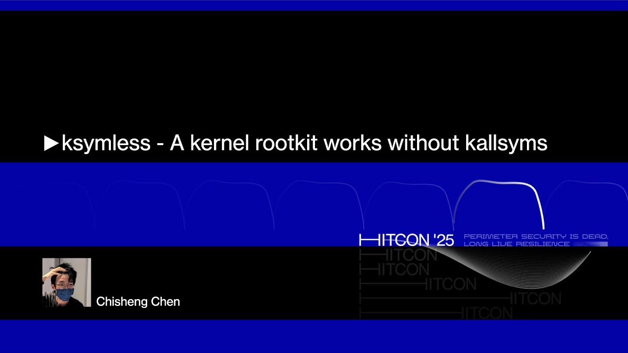 ksymless - A kernel rootkit works without kallsyms - YouTube