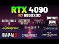 RTX 4090 + RYZEN 7 9800X3D - Test in 10+ Games