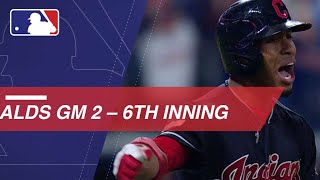 Watch Francisco Lindor s grand slam in the full Indians 6th inning in ALDS Game 2