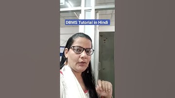 DBMS Tutorial in Hindi | Codd