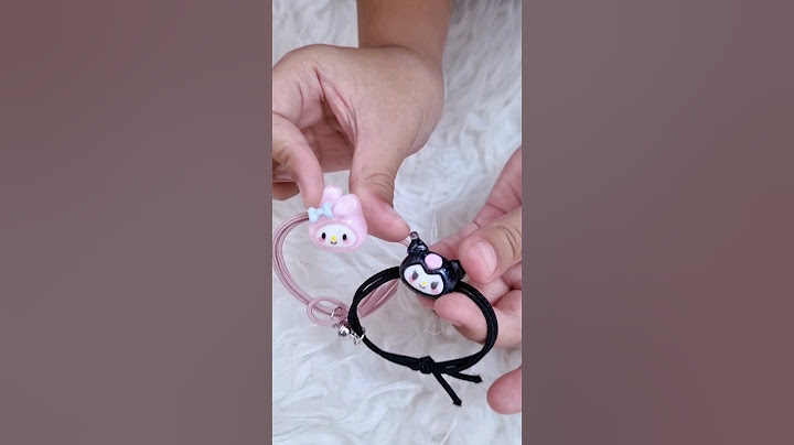 gelang couple karakter kuromi dan my melody
